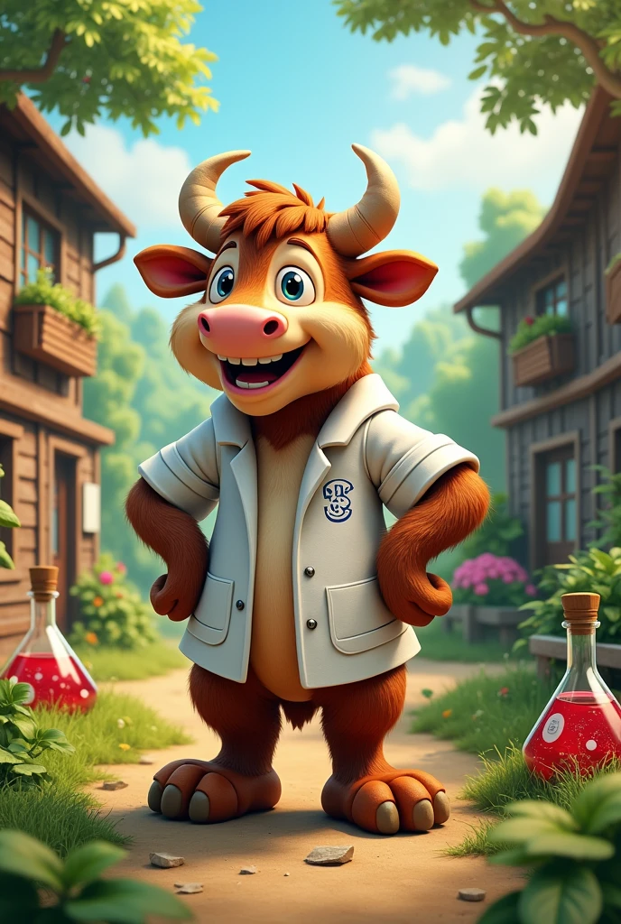 Mascot for agricultural school, food, animal chemistry