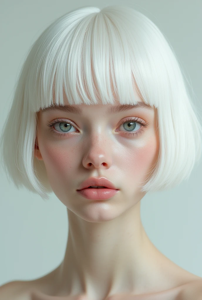 make model gemma ward albino with bangs
