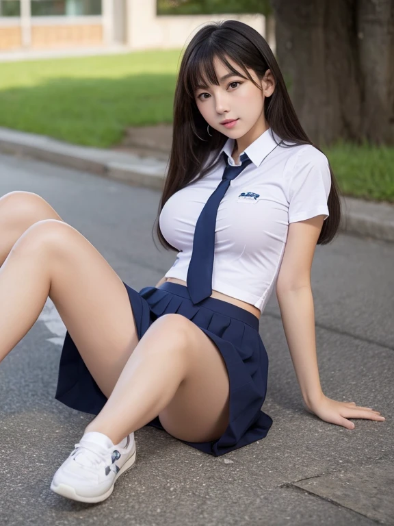 Super big breasts:1.5、Super Breasts:1.5、Slender legs:1.5、Skimpy、Nipples、school uniform、Super ultra tand、whole body、feet