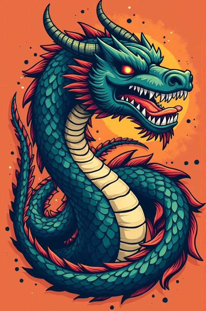 Third year t-shirt with hydra design