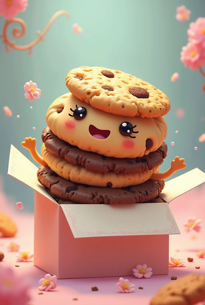 box of cookies creates a with the name flavor&until