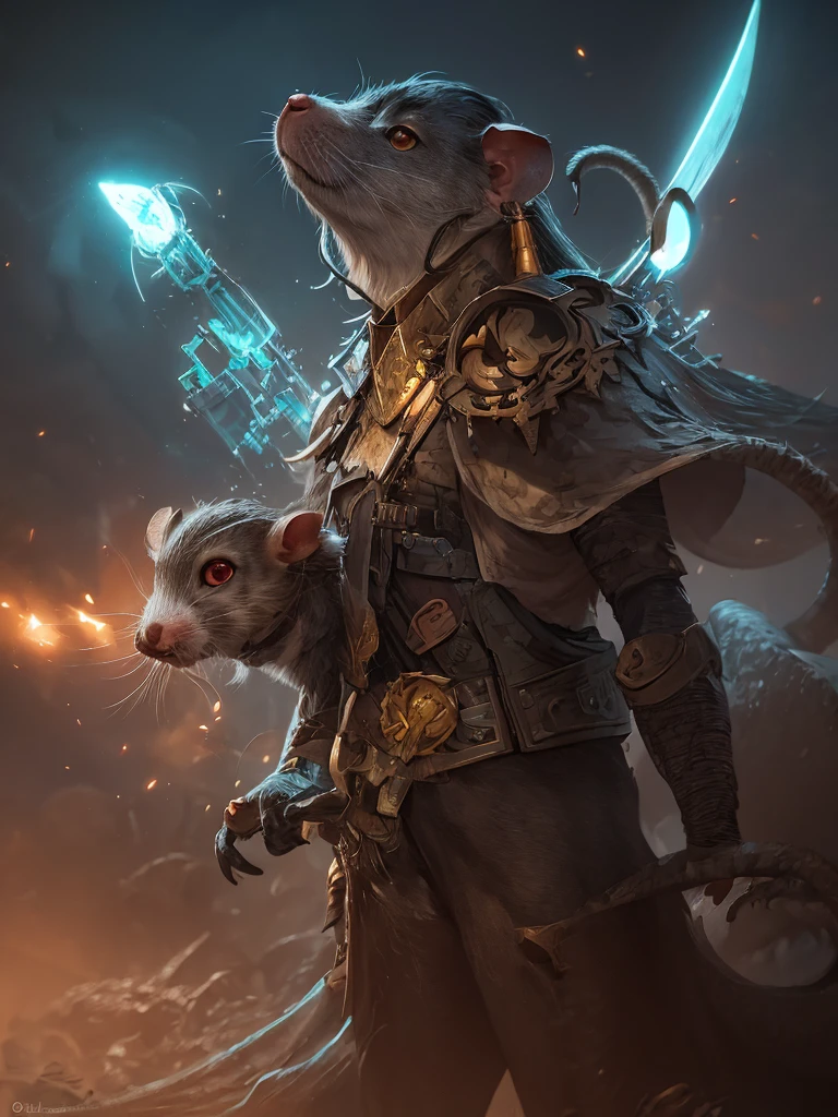 fcPortrait,  three quarter shot  <lora:7_wereanimal_1v5_768_0001BD5e_NR128NA128off-000002:0.5> were_, werecreature, werenaimal, rat, furry-animal, male <lora:fantasy_monsters:1> beast, holding a chainsaw, angry