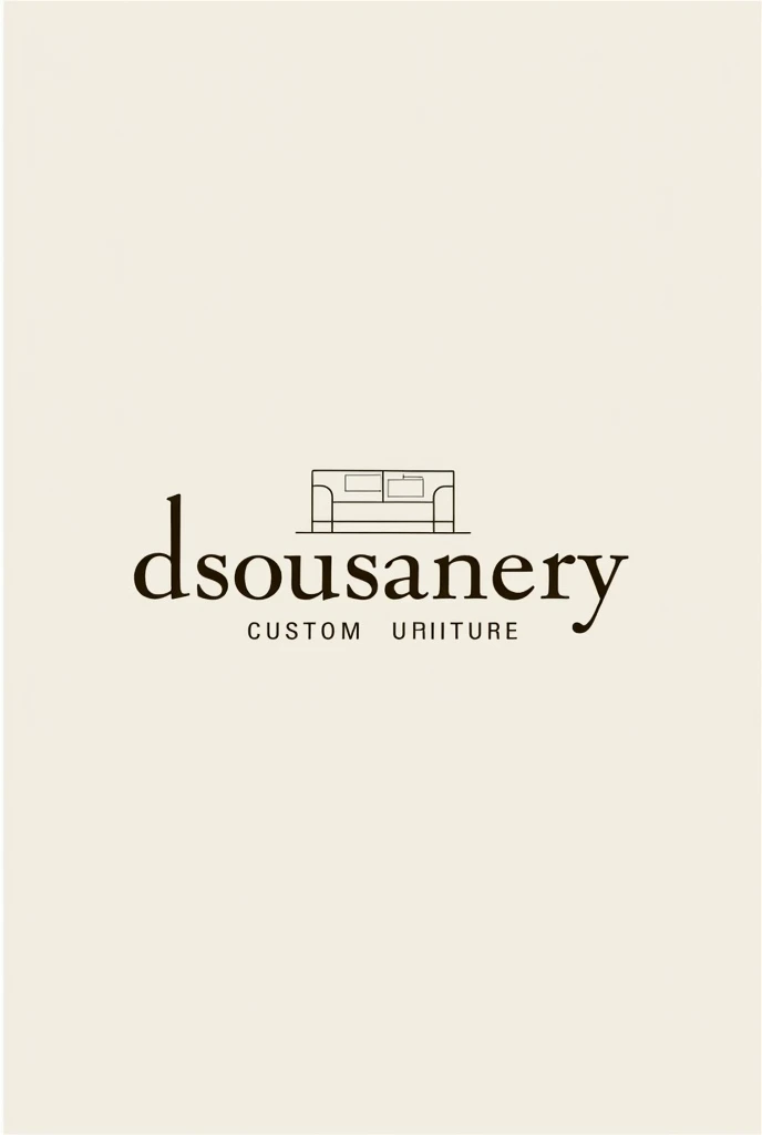 Create a logo "Dsousanery Custom Furniture " 