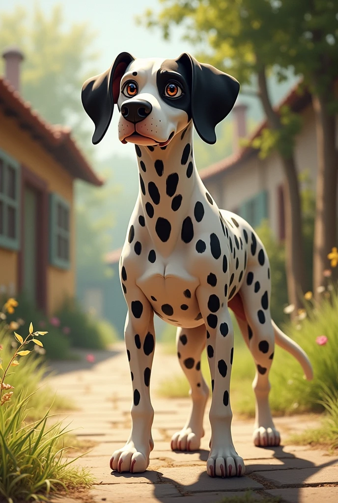 create a Dalmatian dog