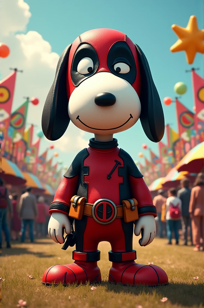 Woodstock Snoopy deadpool costume
