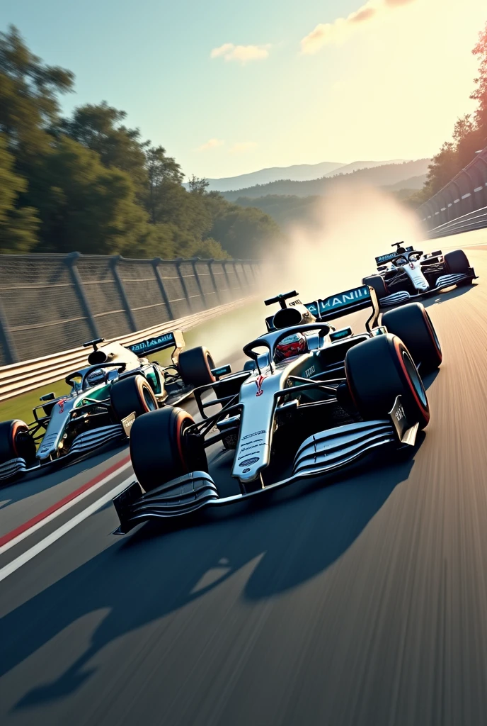 I drive from Mercedes and I drive from Aston Martin Rivais Formula 1