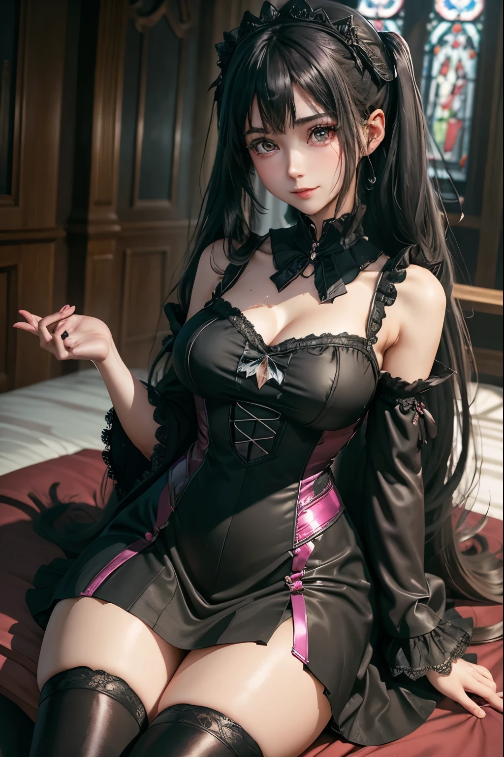 ハードなDark Gothicメイク、Black dark eyeshadow、sad、Good skin radiance、Dark Gothicメイク、Dark smile、palace、The beauty of fragrance、24-years-old、facial expressions during masturbation、Extremely fair skin、Expressions of intense sexual pleasure、Playing the synthesizer、Synthesizer shines、A synthesizer instrument is nearby、Working with synthesizers、Embarrassed look、Dark Gothic、Highest quality、Drunk face、Purple maid outfit、mysterious、noble、Loving smile、Twin tail hair、Right eye is blue、Left eye is red、Super tempting pose、Platform heel shoes、Heavy makeup、Gothic Clothing、Silver Hair、Long Hair Straight Hair、Cute Gothic Dresses、Beautiful Face、Elegant face、Attractive face、Stained glassの背景、Chest glistening with sweat、The room is dark、goth long dress、Bell Sleeves、Wizard Sleeve、Decadent look、Sexually excited expression、Wet shiny thigh water、Thighs that are wet and shiny with oil、Background of a room full of roses、Sad look、Rose Maiden、The embroidery is pink、The dress has pink embroidery.、Thigh-high socks、Knee-high socks、Gentle expression、Dark black eyeshadow、Stained glassとバラの背景、Thighs are a little thin、Female Duo、Female couple、dark church background、Stained glass、Black metal world、Dark Castle、Dark Room、Slender body、gothic long dress、Victorian dress、Small breasts、The bed is covered with roses、Her thighs are shining with sweat、My body is wet and shiny、There is a lot of glitter on the thighs、I am sweating、My thighs are sticky with sweat.、My thighs are glistening with sweat、My whole body is sweaty and shiny、I sweated a lot.、My thighs are sweaty、My wet thighs are glistening with sweat.、There is a lot of sweat shining all over my body、Slender body、Sit on the bed、Beautiful legs、Outstretched legs、Hands on the bed、Super beautiful straight hair、Straight hair to the ends、Straight Perm Hair、Show off your glamorous thighs、Ass on the bed、Sitting with legs wide apart、Thighs are a little glamorous、Small breasts、Panting expression、facial expressions during masturbation、Extremely fair skin、