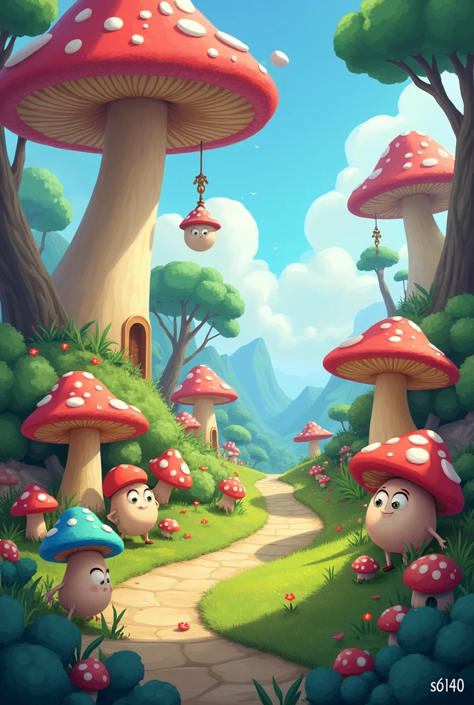An image of the game legend of Mushroom with the server number S6140