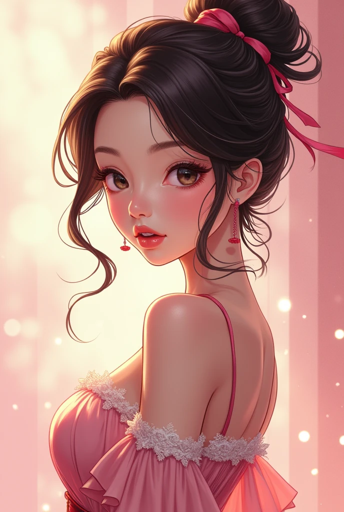 Sexy Asian anime girl model body