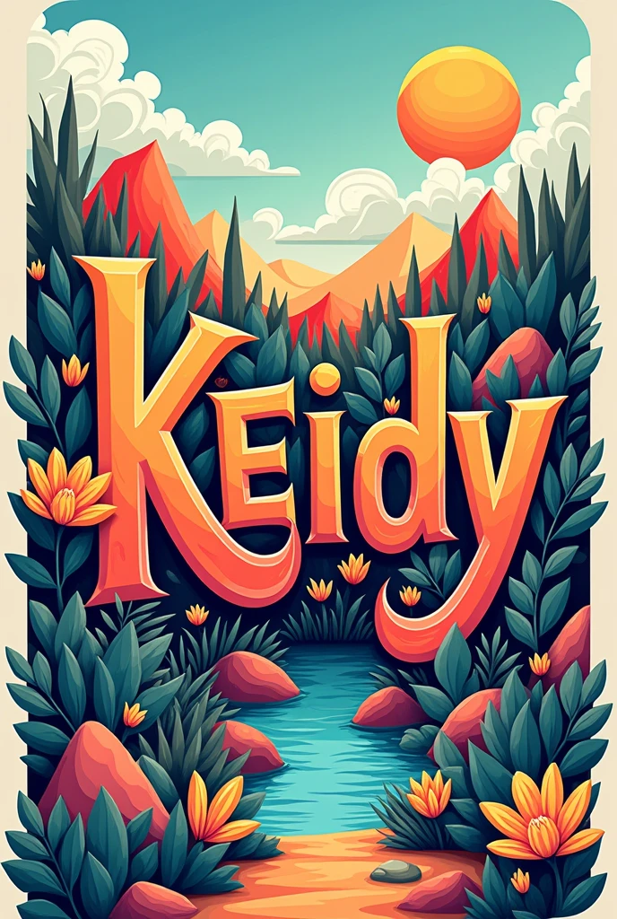 keidy name letter word