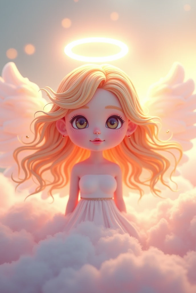 Instagram Emoji ángel with women's hair