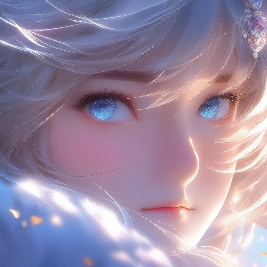 masterpiece, Highest quality, One girl, (anime), (manga), (2D), Half Body, Perfect Eyes, both eyes are the same, Global Illumination, Soft Light, Dream Light, Digital Painting, extremely detailed CGI anime, High resolution, 2k, 4K Background