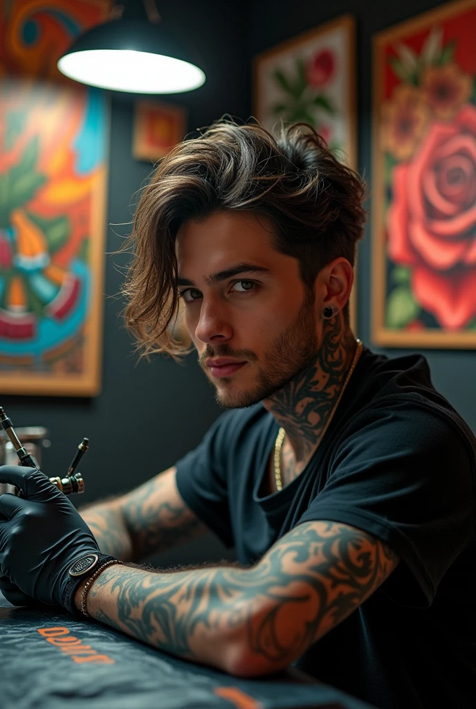 BACKGROUND FOR PROMOTIONAL IMAGE FOR TATTOO ARTIST