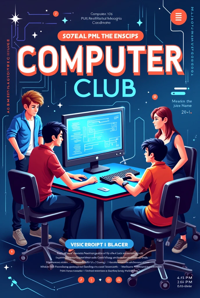 Computer club poster