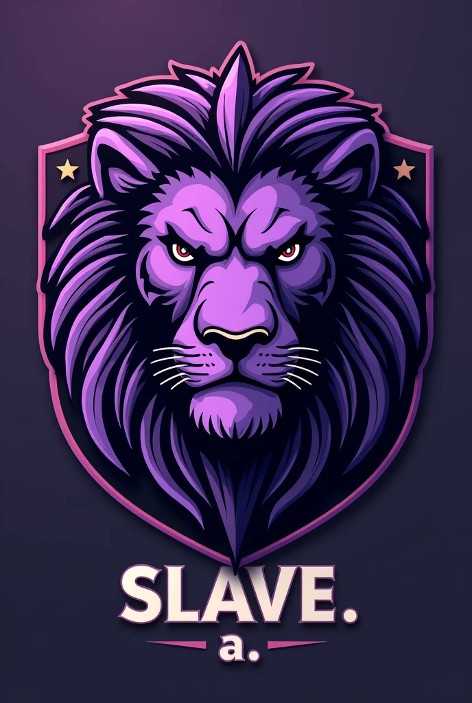 Escudo de time do 6°yes A com a cabeça de um
leão roxo para interclasse e faça como um escudo de futebol e faça o leão serio e faça escrito "6°yes A " and do the most badass you can And slave year instead of yes