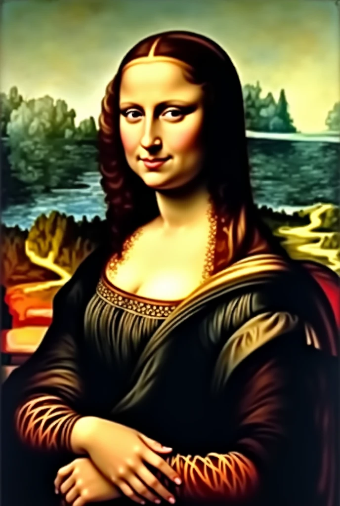 Mona Lisa's reinterpretation of Marie Antoinette
