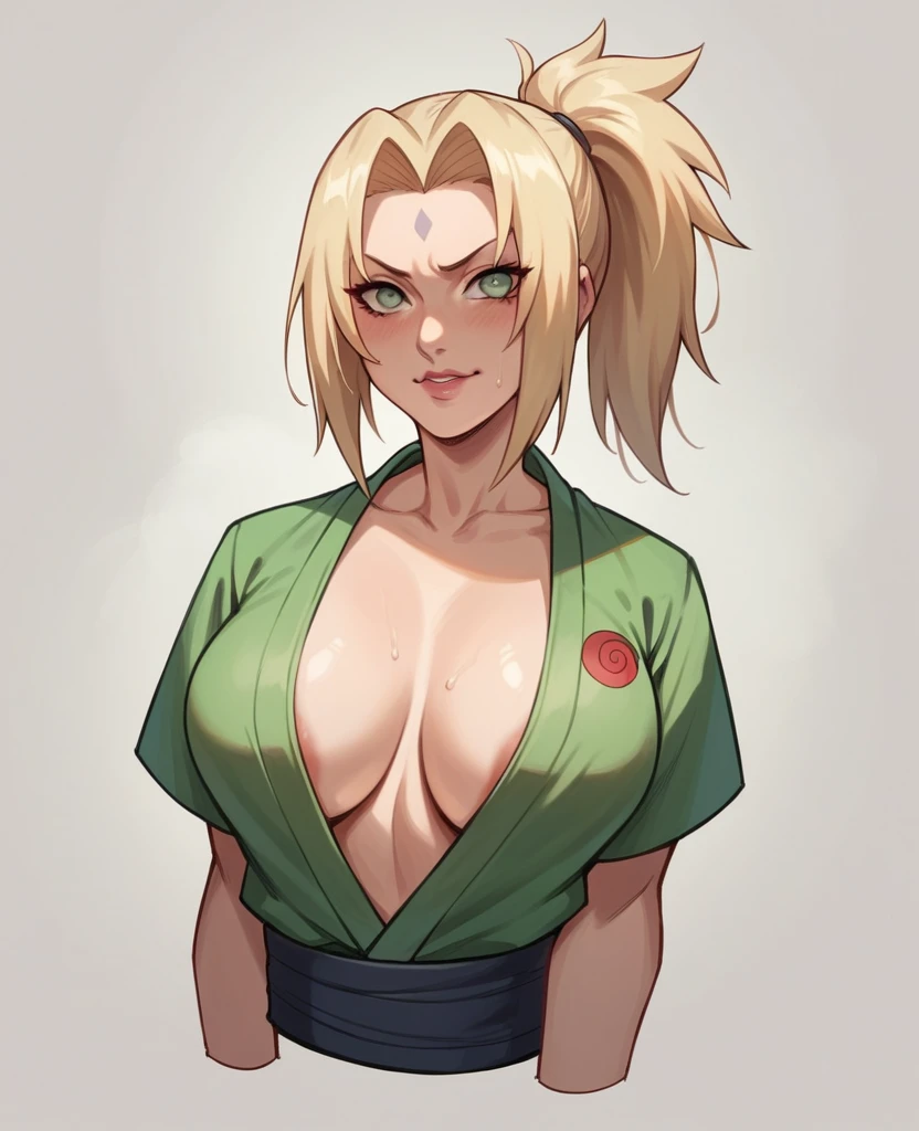 Tsunada from Naruto naked with huge tits