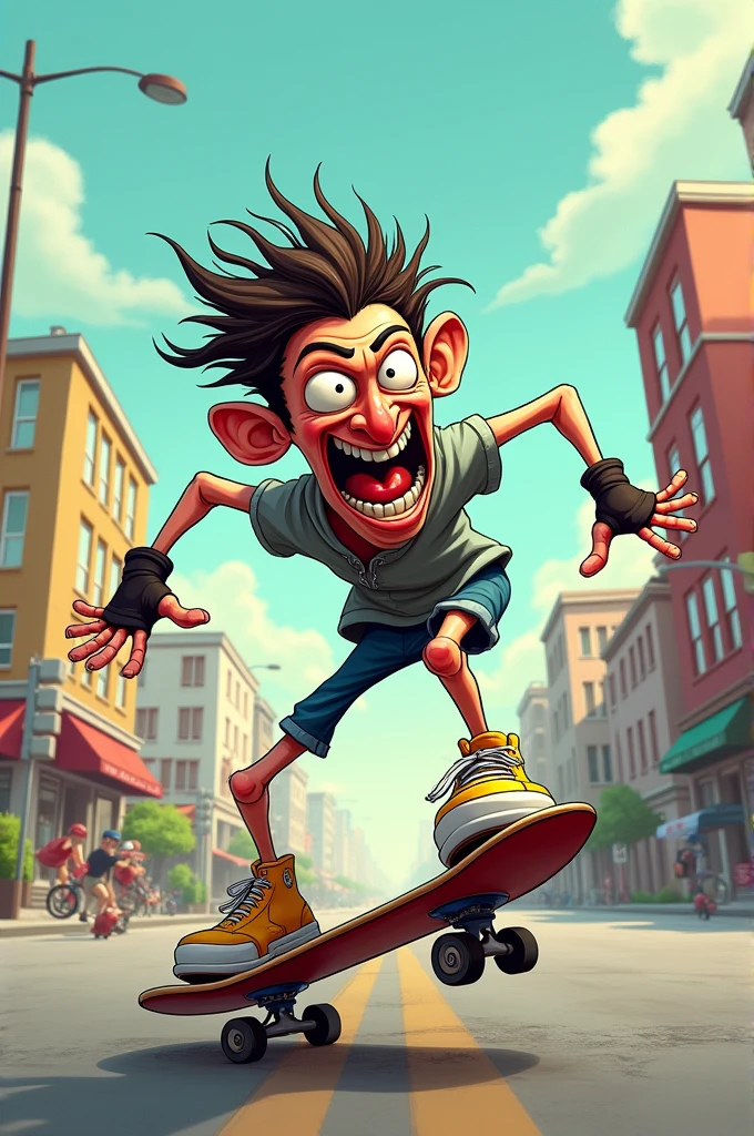 Goofy in skate