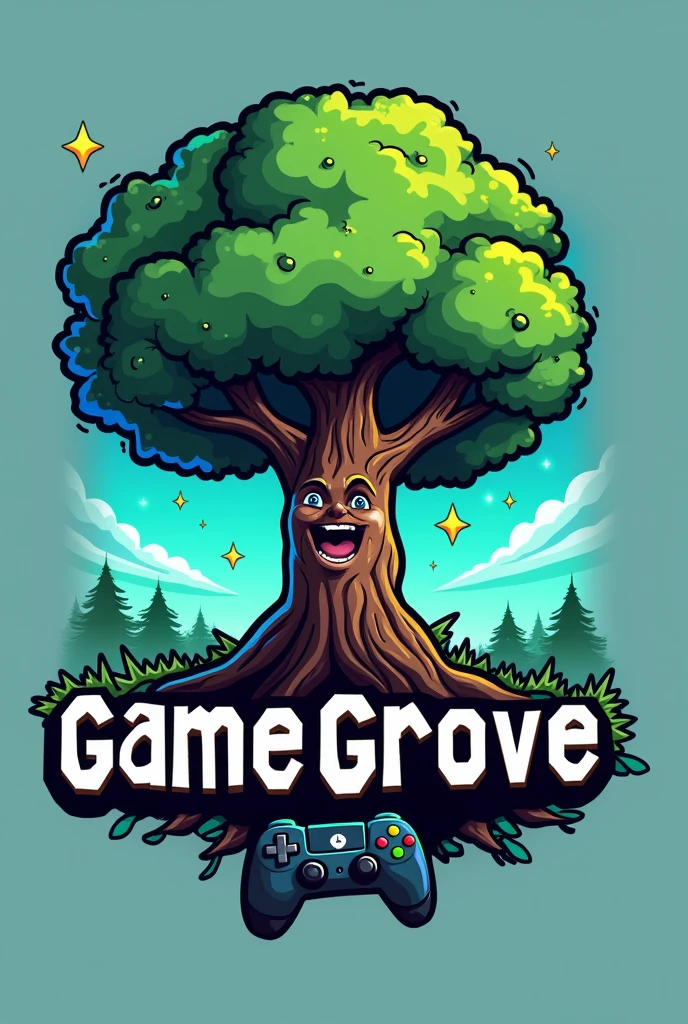 Make a Gaming YouTube channel logo.
My YouTube channel name is Game Grove.