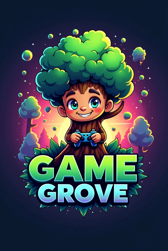 Make a Gaming YouTube channel logo.
My YouTube channel name is Game Grove.