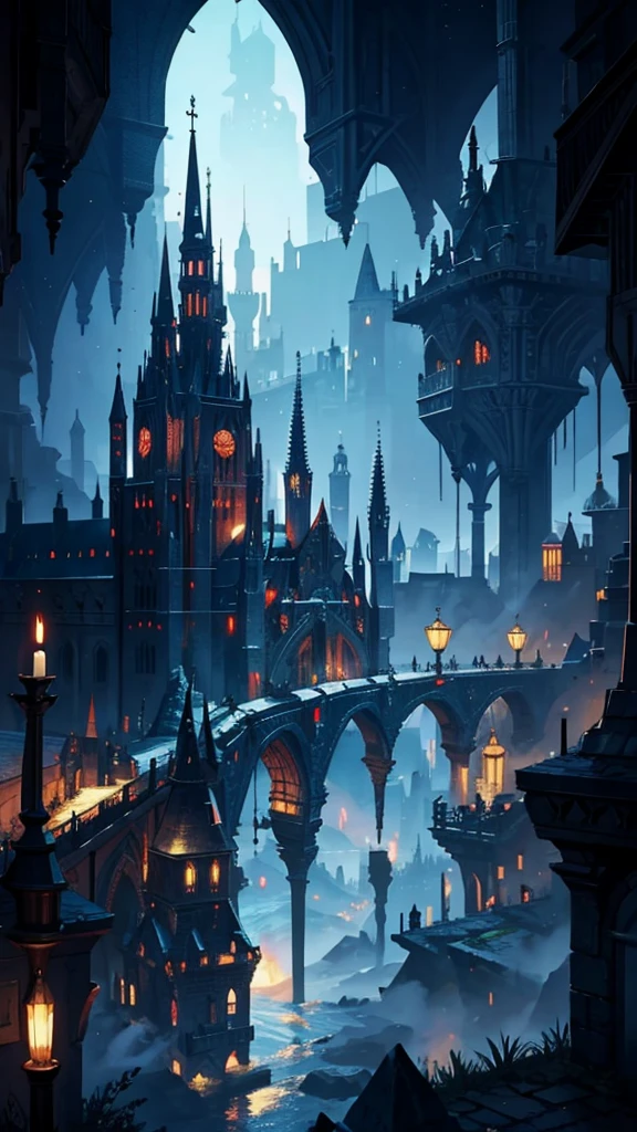 Dark fantasy medieval kingdom 
