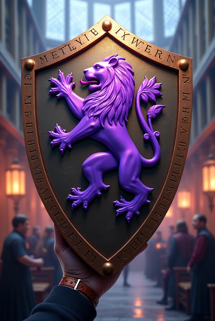 Sixth year shield the purple lion interclass