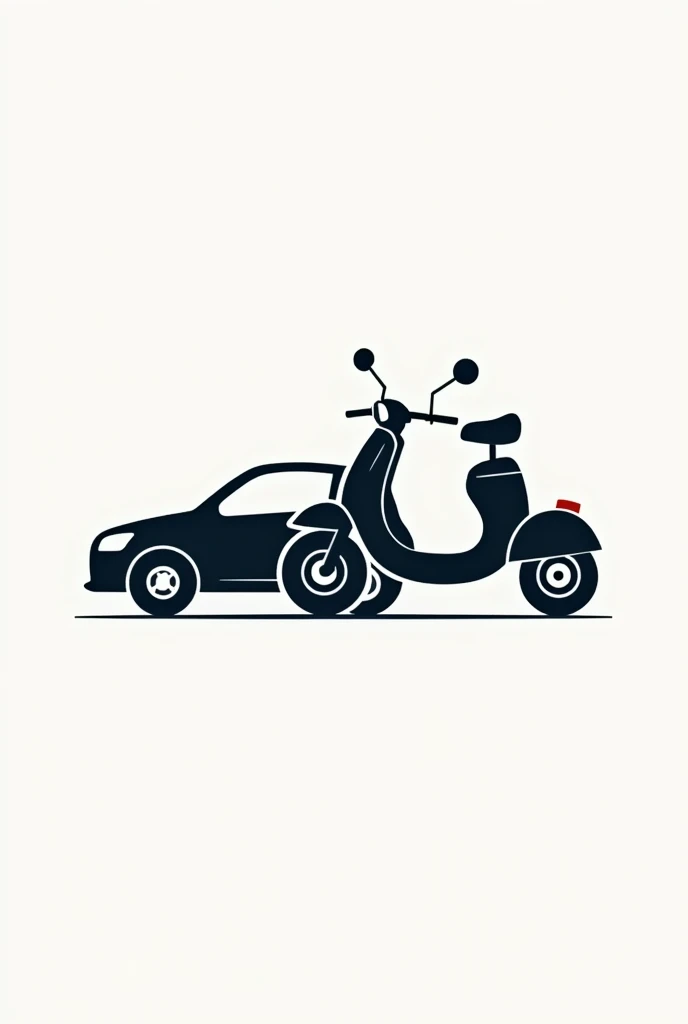 Logo of a car and scooter dealership