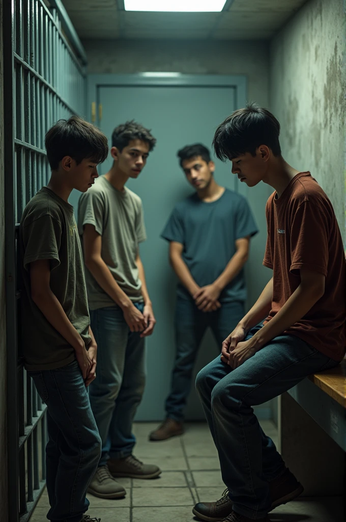 4 boys on police custody