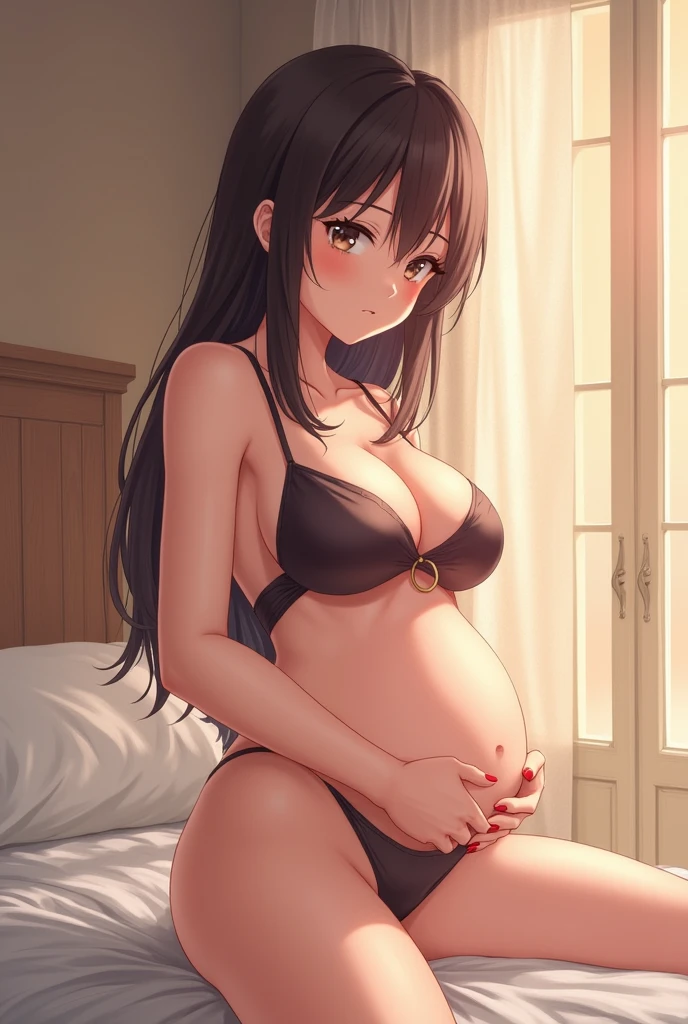 Pregnant anime girl naked sex