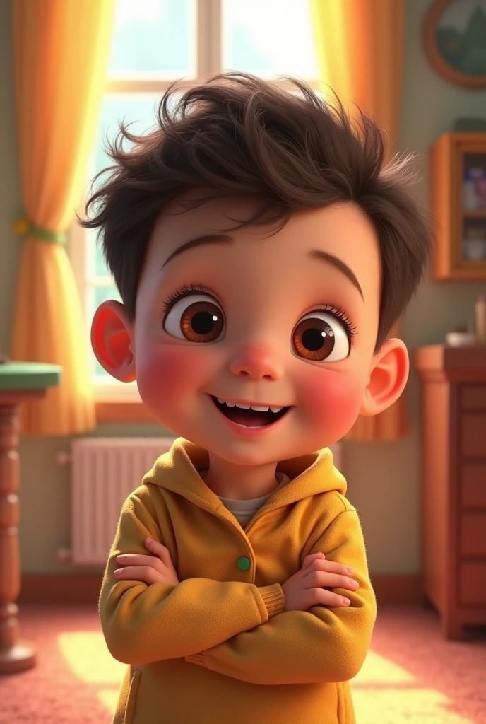 a pixar style child