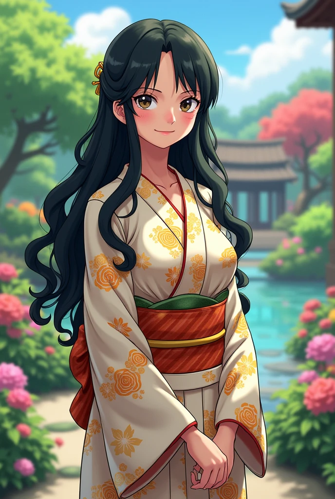 Usopp's female form, yukata