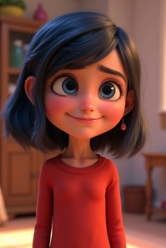 Riley Anderson from inside out 2 facing at camera while standing 