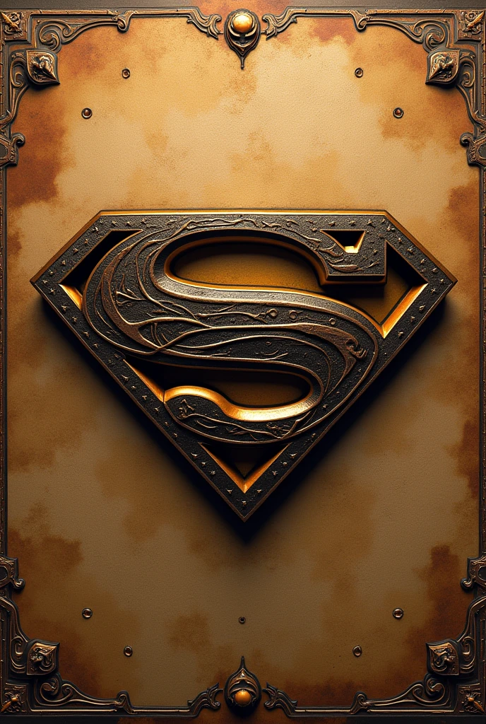 New different superman logo in sanskrit 