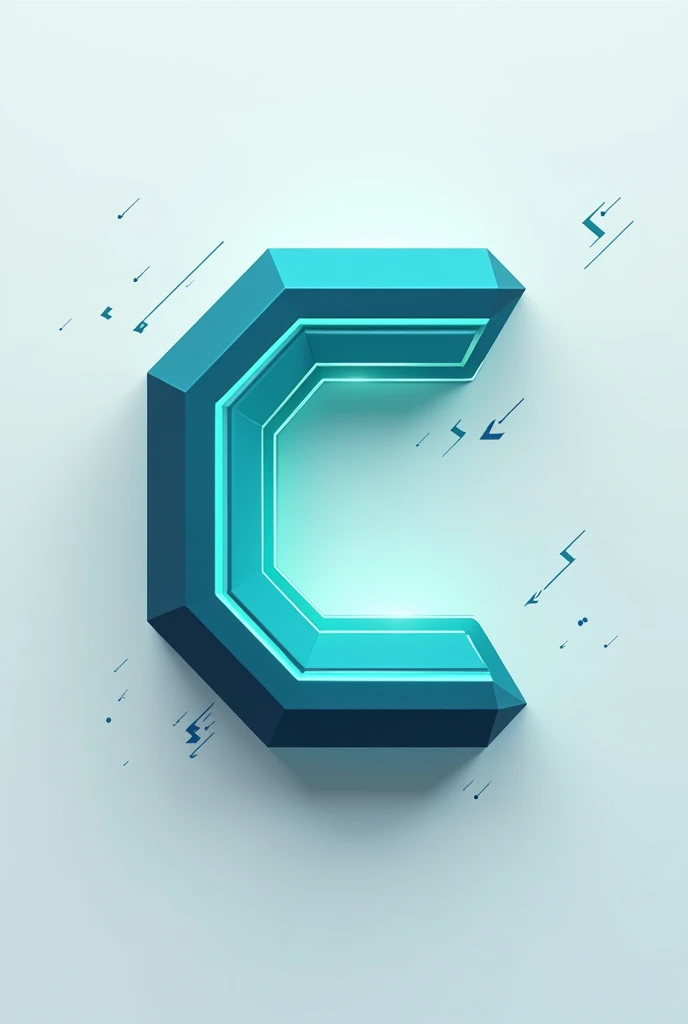 You are a graphic designer and you have to create an isotype with the letter C that looks like it is charging, as if it were a battery.