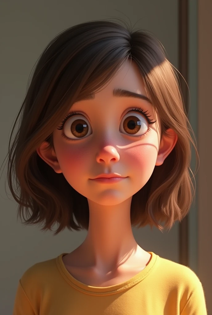 Riley Andersen from inside out as a teen facing the camera
