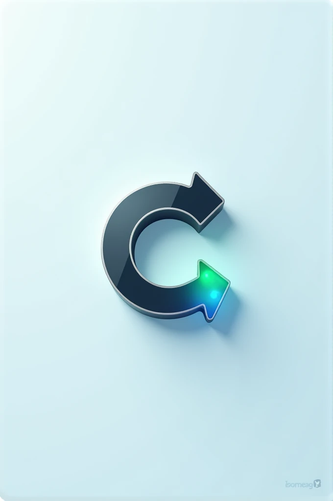 You are a graphic designer and you have to create an logo with the letter C that looks like it is charging as a phone battery