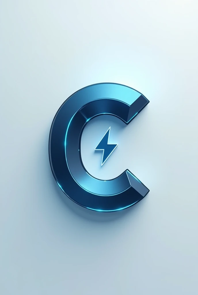 You are a graphic designer and you have to create an logo with the letter C that looks like it is charging as a phone battery 