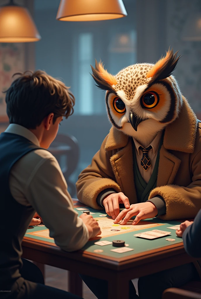 game players pass or pass with owl face