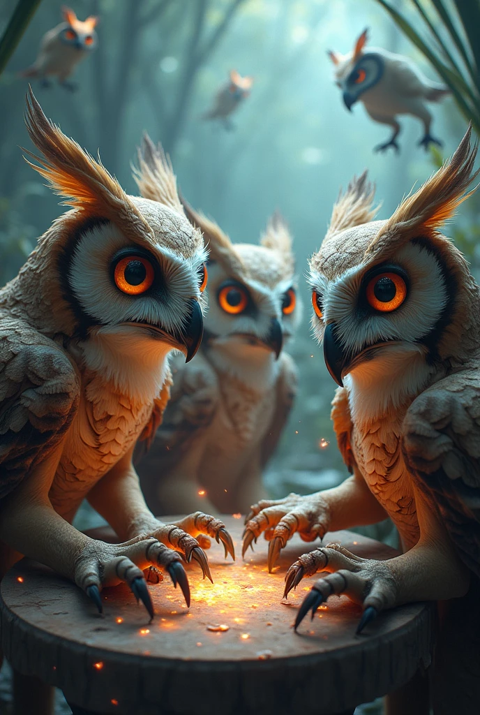 game players pass or pass with owl faces