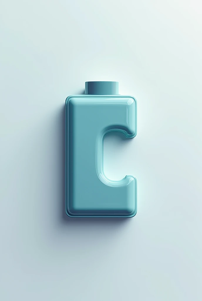 You are a graphic designer and you have to create an logo with the letter C that looks like it is charging as a phone battery 