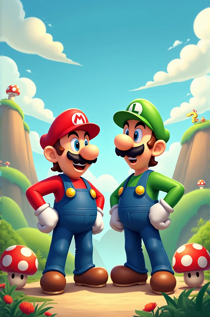 Mario and Luigi from Super Mario Bros.