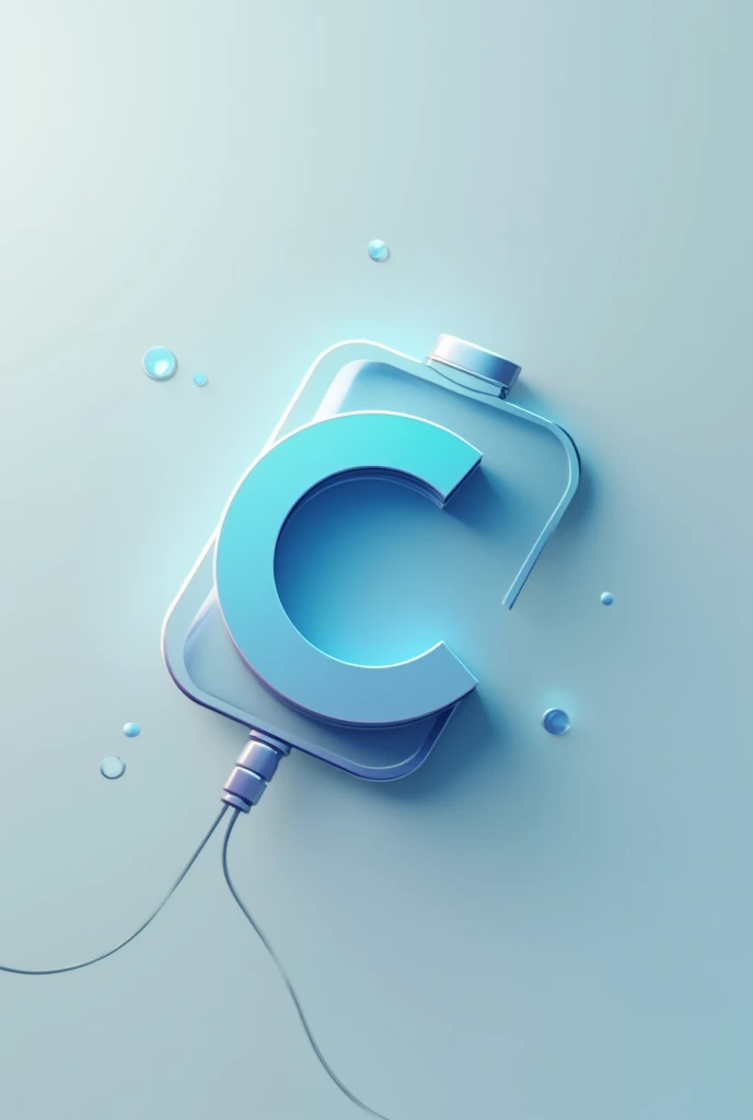 You are a graphic designer and you have to create an logo with the letter C that looks like it is charging as a phone battery 