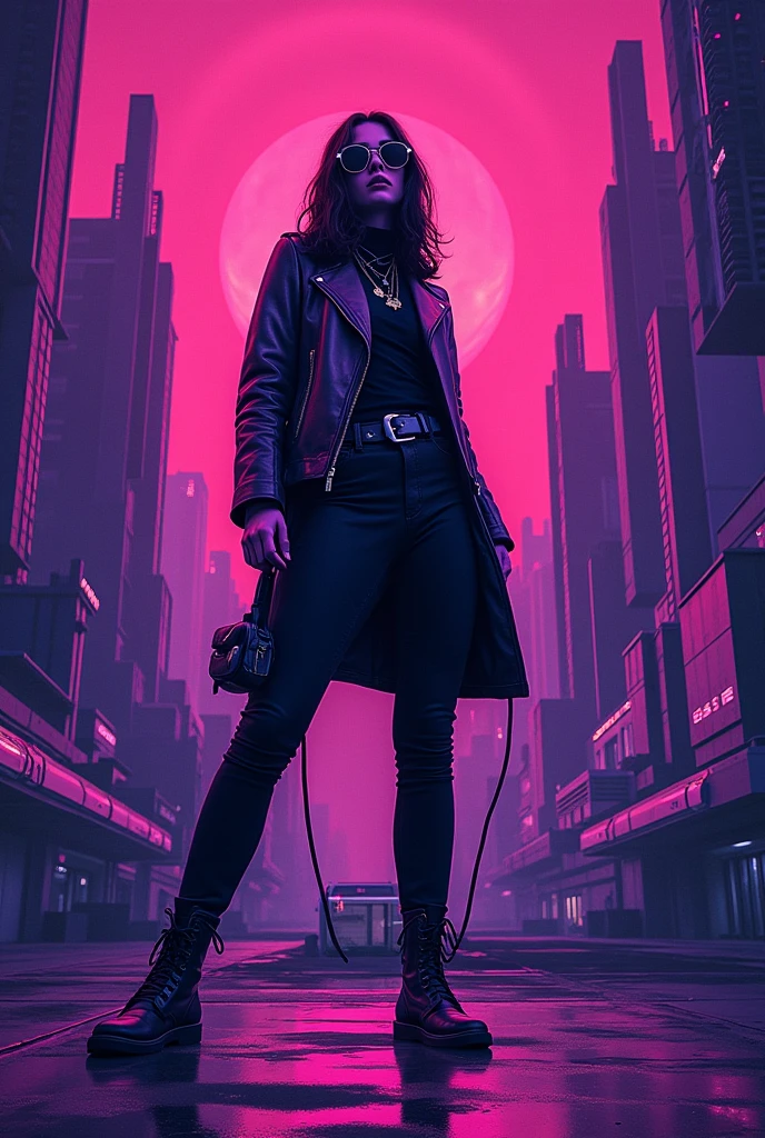 Purple 80s album cover