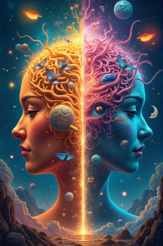 Make a creative and colorful image about multiple intelligences and show what they are used for.