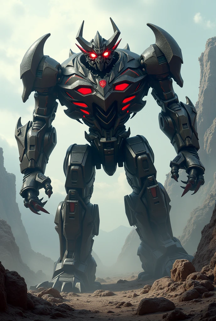 crea al predacon Darksteel de transformers beast hunters