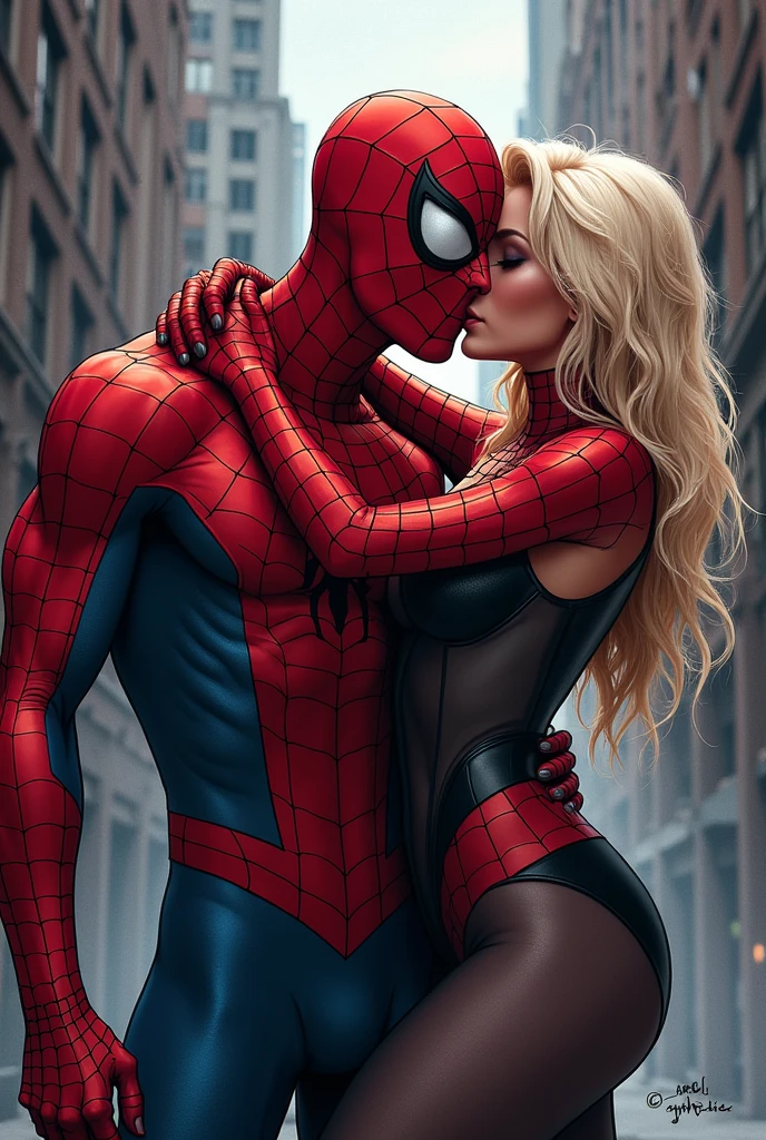 Spiderman doing Spider Gwen sex