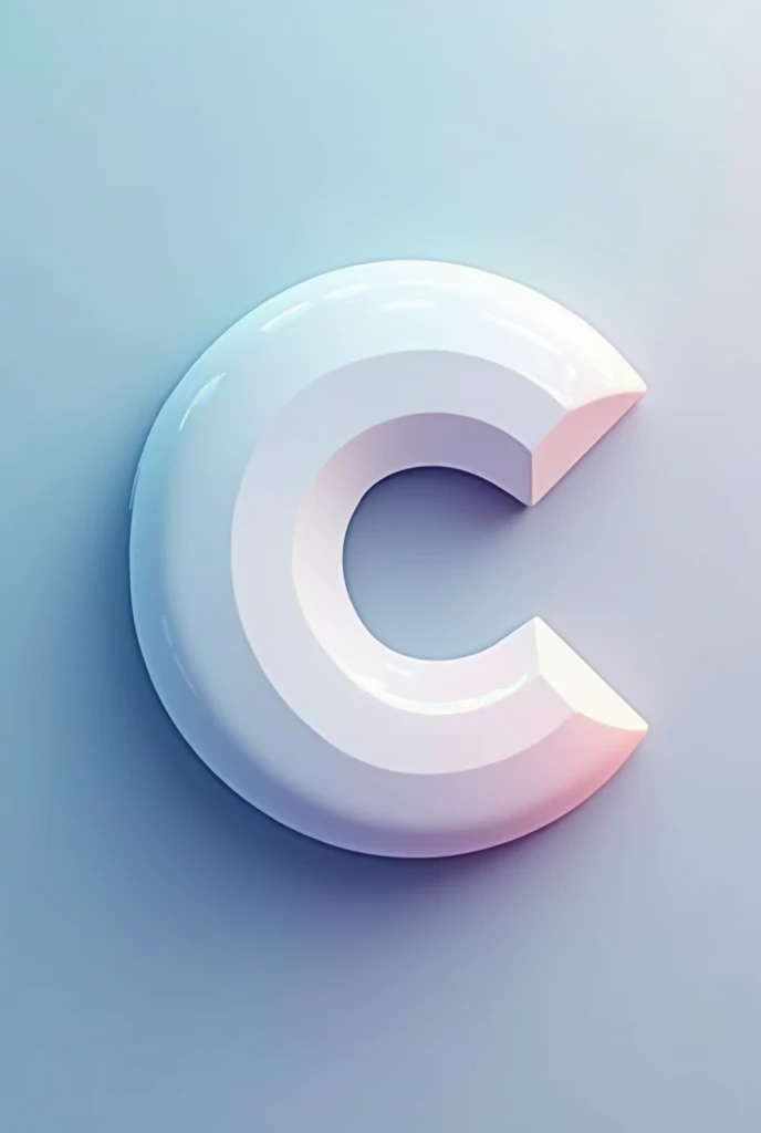 A letter c as a 2d phone charge

