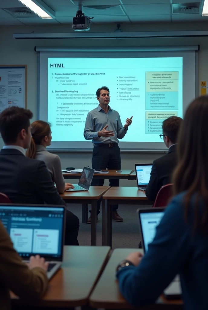 A TEACHER TEACH HOW TO START HTML