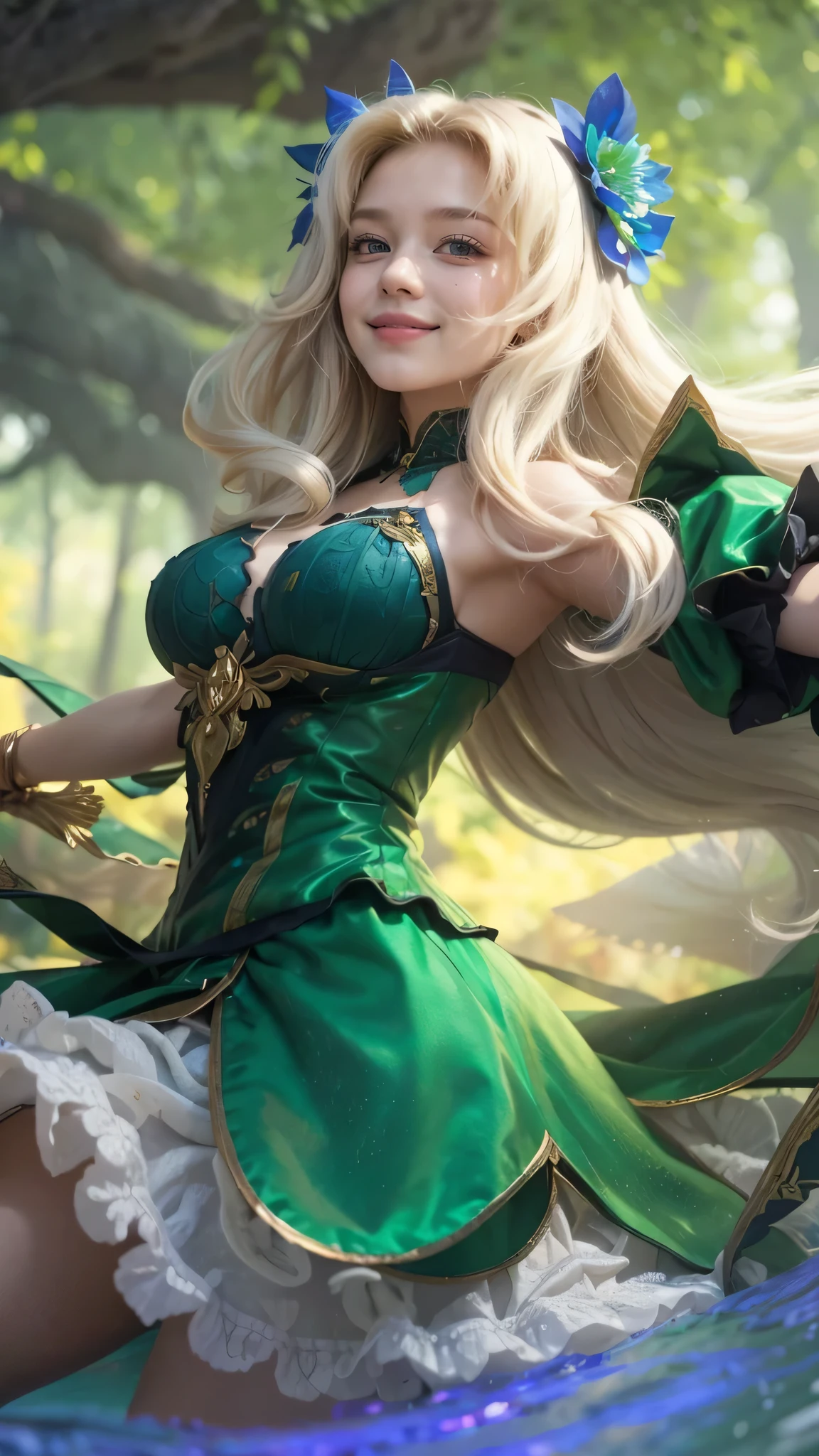 Best quality, masterpiece, detailed skin texture, detailed clothes texture, detailed face, super detail, 8k, intricate detail,1 guy, The color doesn't change, beautiful girl,hot cleavage
Breasts, smile