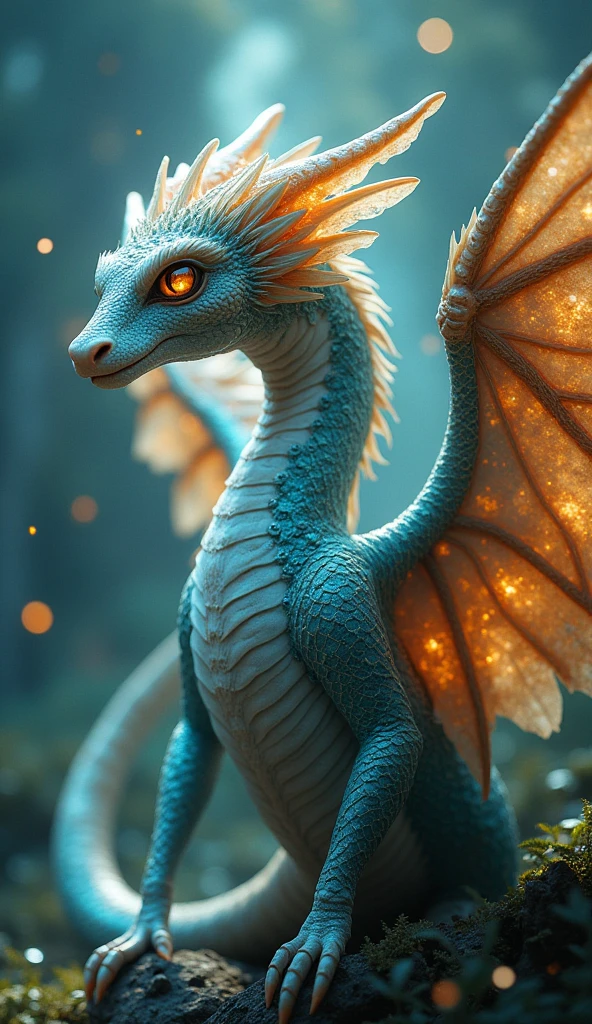 A mythical creature, fantasy, (best quality,4k,8k,highres,masterpiece:1.2),ultra-detailed,(realistic,photorealistic,photo-realistic:1.37),extremely detailed fantasy creature, highly detailed fantasy beast, intricate magical details, breathtaking mythical design, ethereal lighting, glowing magical energy, dramatic shadows, vibrant magical colors, (fantasy,concept art:1.2)
